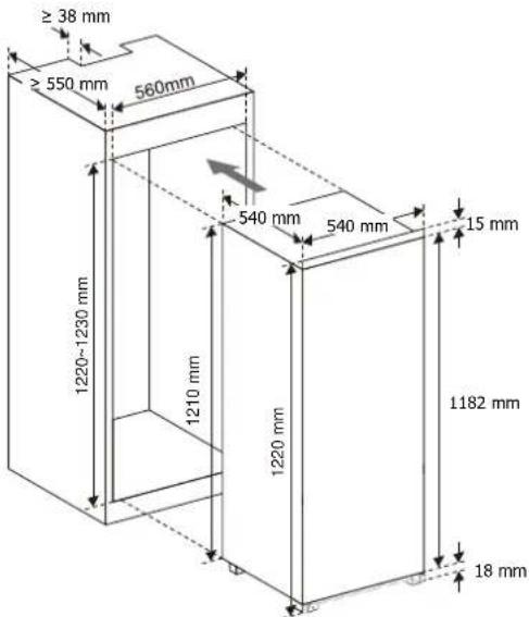 BRANDT BIL624ES - Toestel installeren - 1