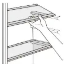 BRANDT BIL624ES - Prateleiras movíveis de acessórios - 1