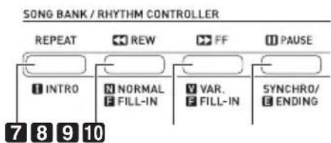 CASIO LK190 - Variations des motifs de l'accompagnement automatique - 1