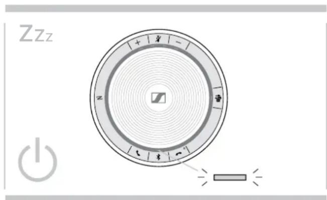 SENNHEISER SP 30+ - Mettre fin au mode veille - 1