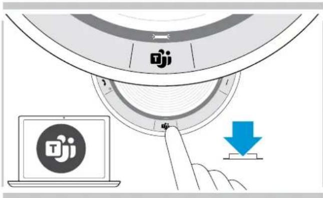 SENNHEISER SP 30+ - Invoquer Microsoft® Teams et consulter les notifications - 1