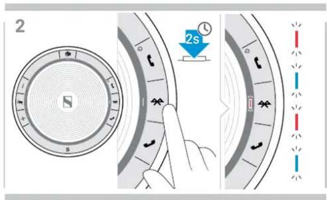 SENNHEISER SP 30+ - C : Appairer le Speakerphone et un appareil mobile via Bluetooth® - 8