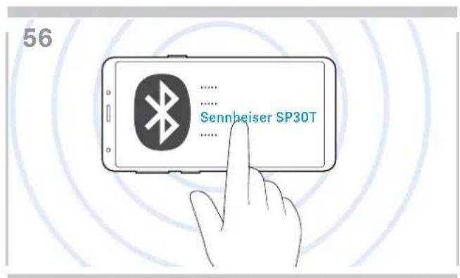 SENNHEISER SP 30+ - C : Appairer le Speakerphone et un appareil mobile via Bluetooth® - 5