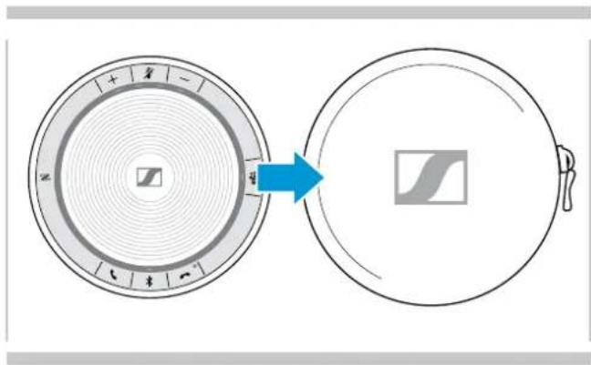 SENNHEISER SP 30+ - Stockage et transport du Speakerphone - 2