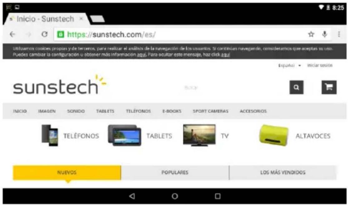 Sunstech TAB109QCBT - WebBrowsing - 1