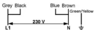 NOVA 17262 - CONNECTION OF THE HOB FOR 1724-2 - 1726-2 - 1763-2: - 4