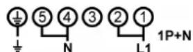 NOVA 17262 - CONNECTION OF THE HOB FOR 1724-2 - 1726-2 - 1763-2: - 1