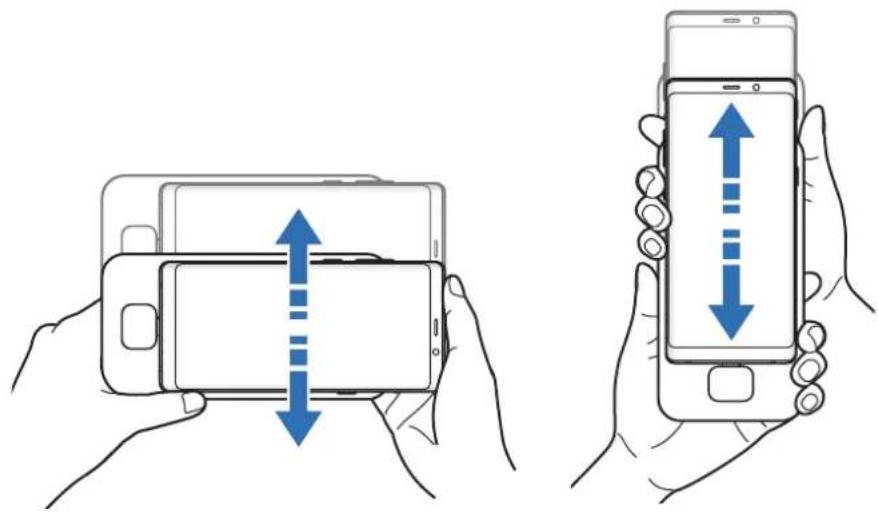 SAMSUNG EEM5100TBEGCA - Mobiliojo prietaiso ekrano orientavimas - 2