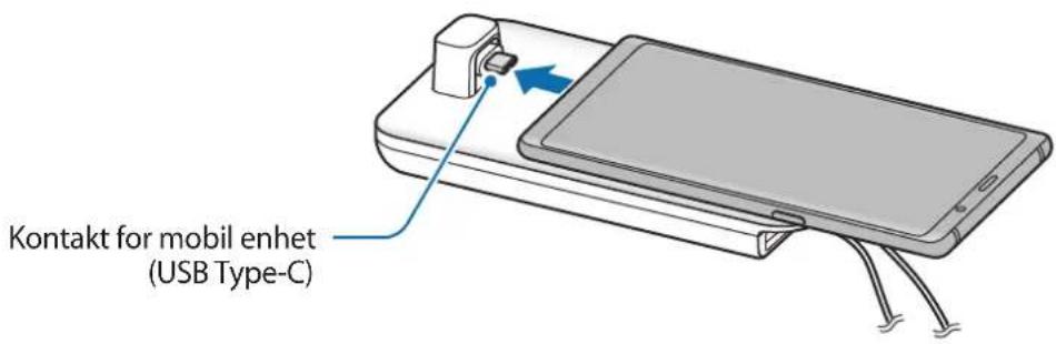 SAMSUNG EEM5100TBEGCA - Koble en mobilenhet til multimediedokken - 2