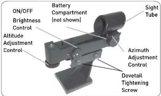 CELESTRON SkyProdigy 130 - The StarPointer Finderscope - 1