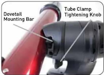 CELESTRON SkyProdigy 130 - Attaching the Telescope to the Fork Arm - 1