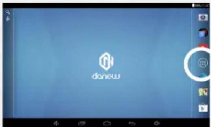 DANEW DSLIDE 815 - Utilisation de l'écran d'accueil - 1