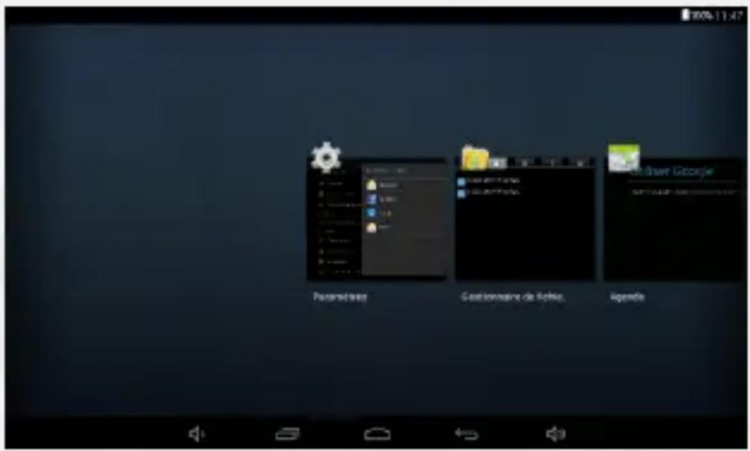 DANEW DSLIDE 815 - Pour fermer les applications en cours de fonctionnement - 1