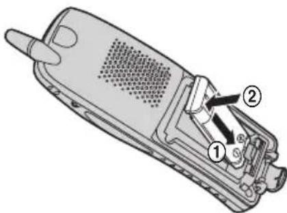 PANASONIC KXTCD280GR - ToTOnθετηση μπαταρίας - 2