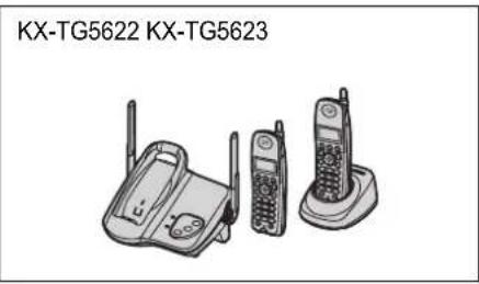 PANASONIC KXTG5623 - Description des combinés et chargeurs - 1