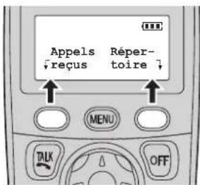 PANASONIC KXTG5623 - Touches de fonction du combiné - 1
