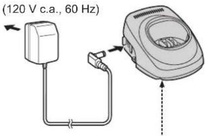 PANASONIC KXTG5621 - Raccordement du chargeur - 1