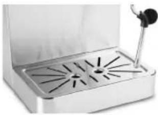 Solis Barista Gran Gusto 1014 - NETTOYAGE DU BAC ET DE LA GRILLE EGOUTTOIR - 1