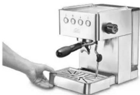 Solis Barista Gran Gusto 1014 - CLEANING THE DRIP TRAY WITH DRIP GRID - 2