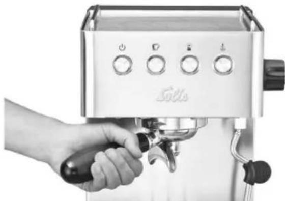 Solis Barista Gran Gusto 1014 - SIEBTRÄGER EINSETZEN - 1
