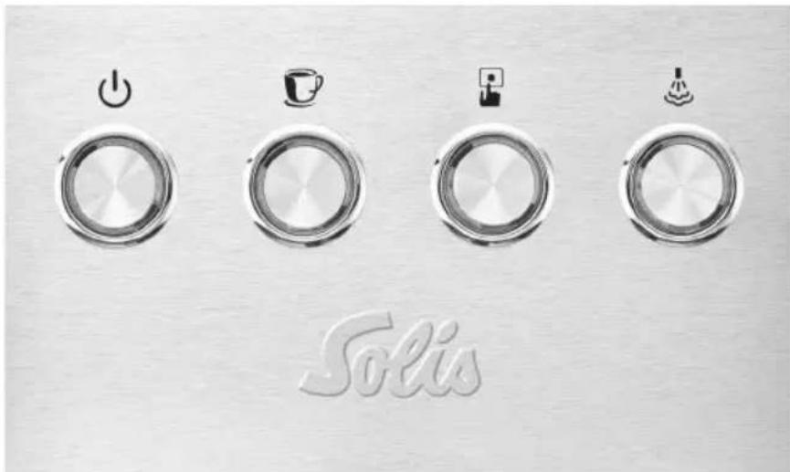 Solis Barista Gran Gusto 1014 - DIE TASTEN UND DEREN FUNKTIONSWEISE - 1