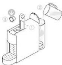 NESPRESSO Essenza Mini D30 - Programming the Water Volume / Programmation du volume d'eau - 1