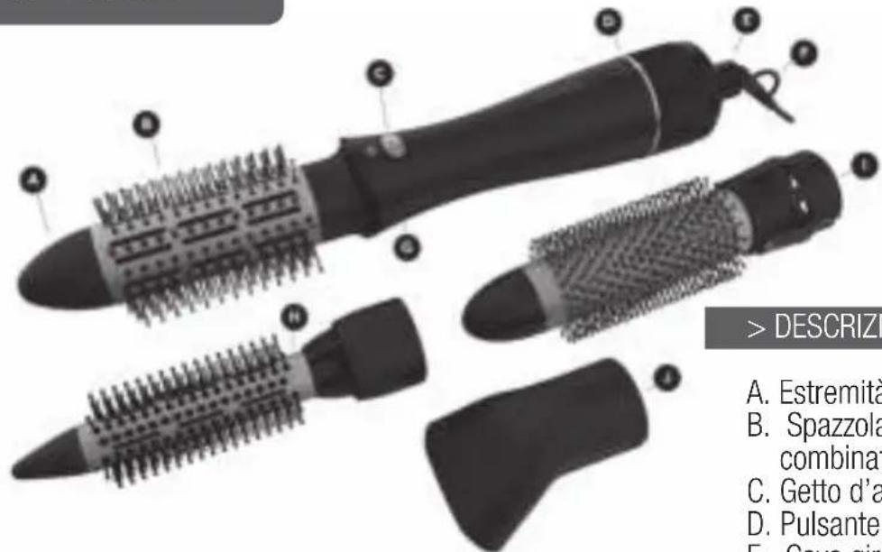 Carmen Volume Multi Styler DC1050 - 56·ITALIANO - 1