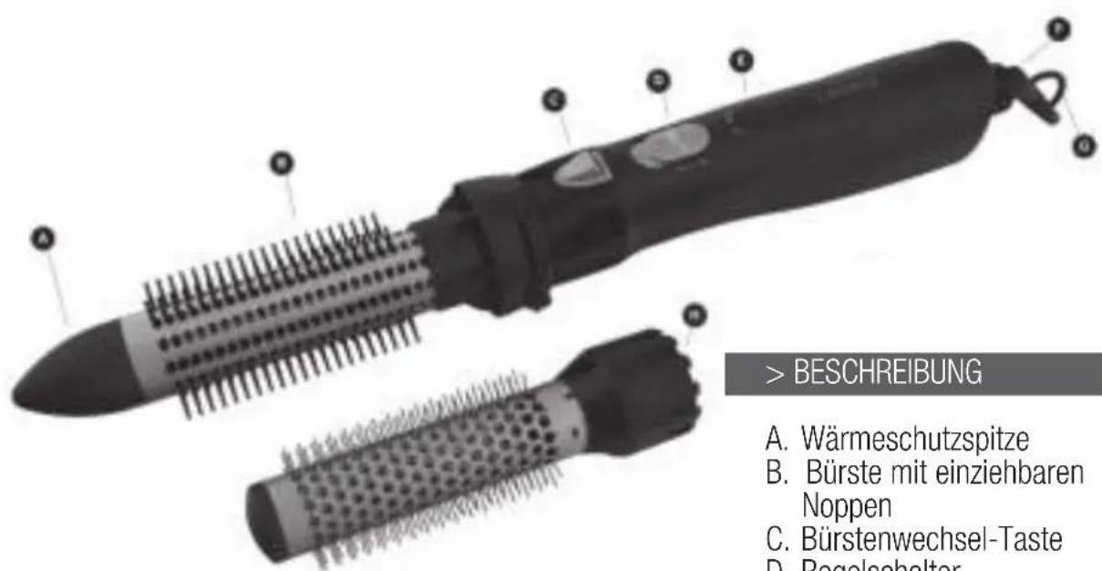 Carmen Natural Styling Set DC5250 - TECHNISCHE SPEZIFIKATIONEN - 1