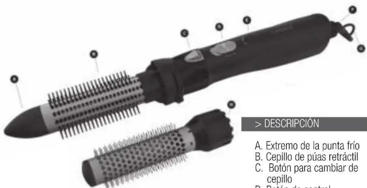 Carmen Natural Styling Set DC5250 - ESPECIFICACIONES TECNICAS - 1