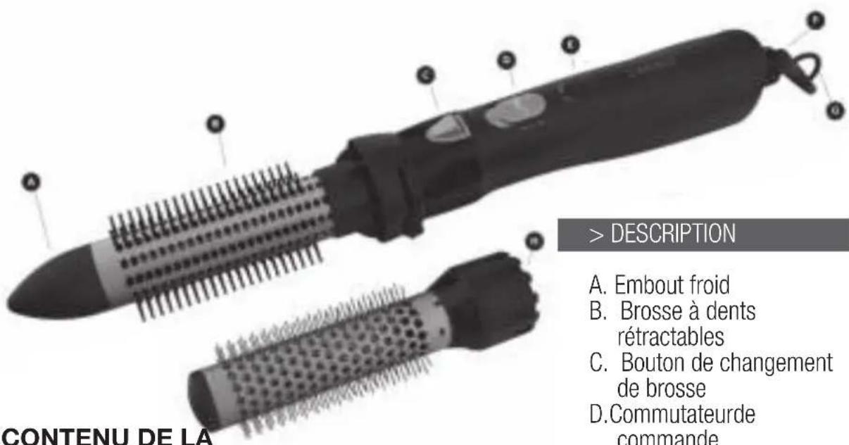 Carmen Natural Styling Set DC5250 - SPECIFICATIONS TECHNIQUES - 1