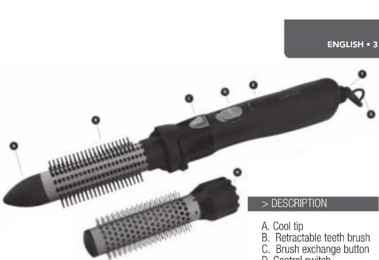 Carmen Natural Styling Set DC5250 - TECHNICAL SPECIFICATIONS: - 1