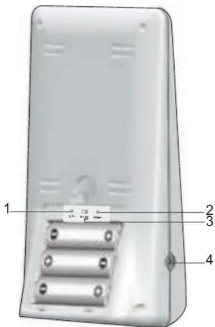 OREGON SCIENTIFIC BAR208SX - BACK VIEW (FIG 2) - 1