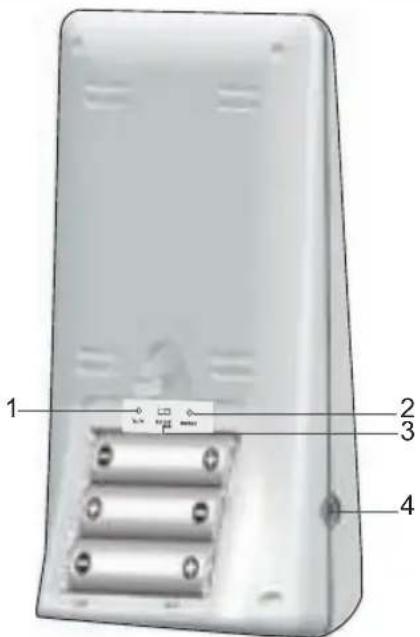 OREGON SCIENTIFIC BAR208SX - FACE ARRIERE (FIG 2) - 1
