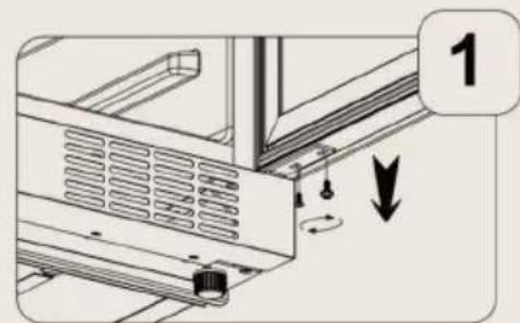 BORETTI BPWKN 177 - Changer le sens de l'ouverture de la porte - 1