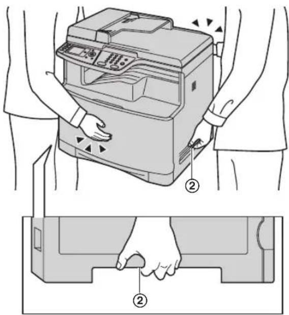 PANASONIC KXMC6260FR - Déplacement de l'appareil - 1