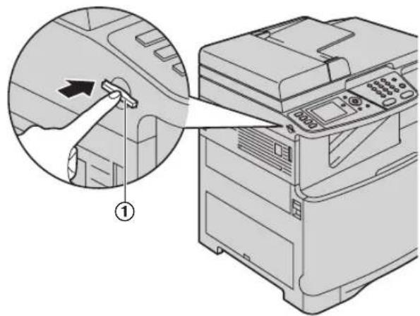PANASONIC KXMC6260FR - Retrait d'une carte SD - 1