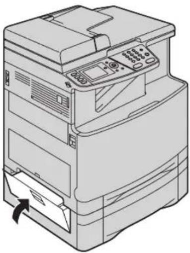 PANASONIC KXMC6260FR - Si le papier d'enregistrement a occasionné un bourrage à proximité du bac d'alimentation en option - 3