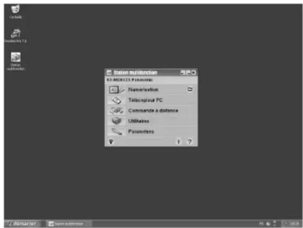 PANASONIC KXMC6260FR - Lancement du logiciel multifonction - 1