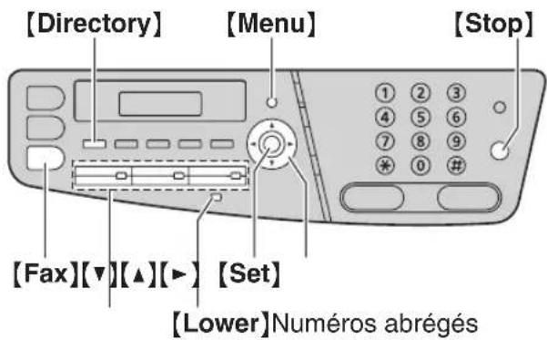 PANASONIC KXMC6020SL - Mémorisation des informations dans la fonction de numérotation “une touche” et le réseau de navigation - 1