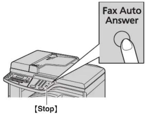 PANASONIC KXMC6020SL - Activation du mode FAX/TEL - 1