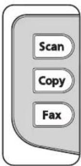 PANASONIC KXMC6020SL - Sélection du mode de fonctionnement (Numérisation/Copie/Fax) - 1