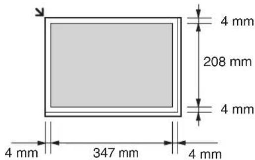 PANASONIC KXMC6020SL - Surface réelle de balayage - 1
