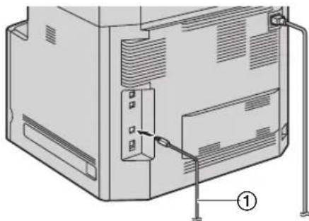 PANASONIC KXMC6020SL - Pour la connexion USB : - 1