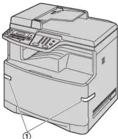 PANASONIC KXMC6020SL - Retrait des rubans adhésifs - 1