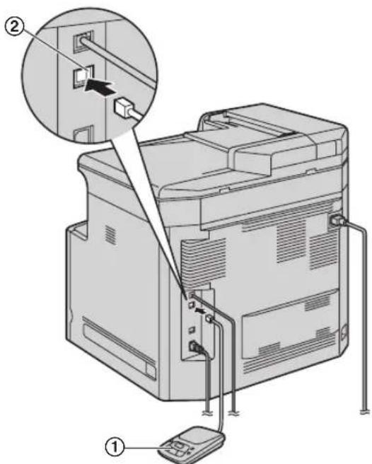PANASONIC KXMC6020SL - Installation de l'appareil et d'un répondeur - 1