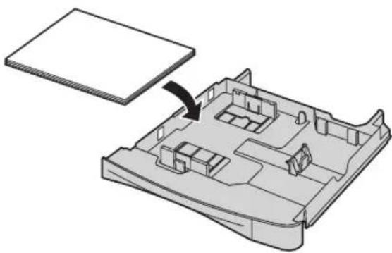 PANASONIC KXMC6020FR - Si le papier d'enregistrement n'a pas été correctement introduit dans l'appareil - 1