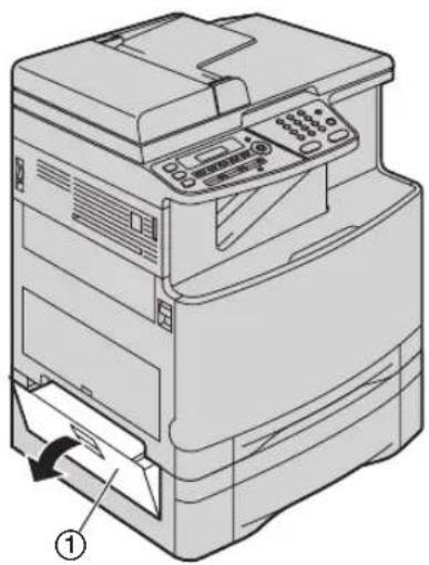 PANASONIC KXMC6020FR - Si le papier d'enregistrement a occasionné un bourrage à proximité du bac d'alimentation en option - 1