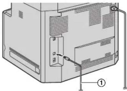 PANASONIC KXMC6020FR - Pour la connexion USB : - 1