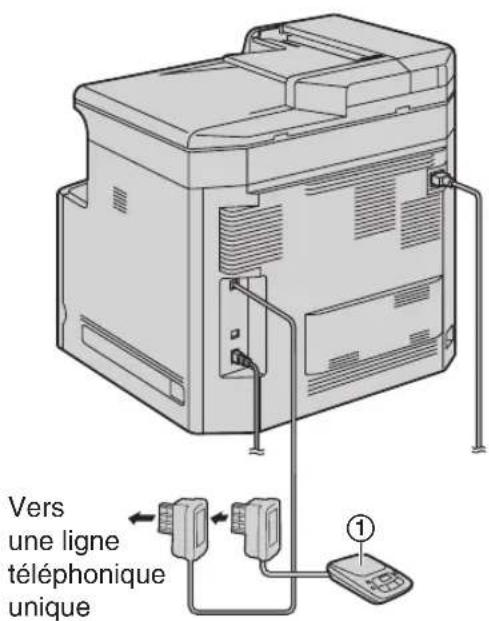 PANASONIC KXMC6020FR - Installation de l'appareil et d'un répondeur - 1