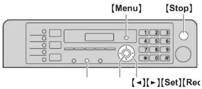 PANASONIC KXMB2030BL - Voitre numéro de télécopieur (KX-MB2030 uniquement) - 1
